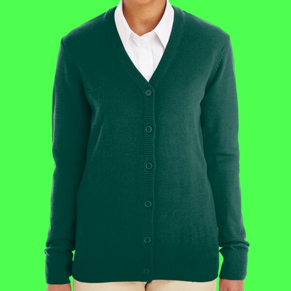 Ladies' Pilbloc™ V-Neck Button Cardigan Sweater Thumbnail